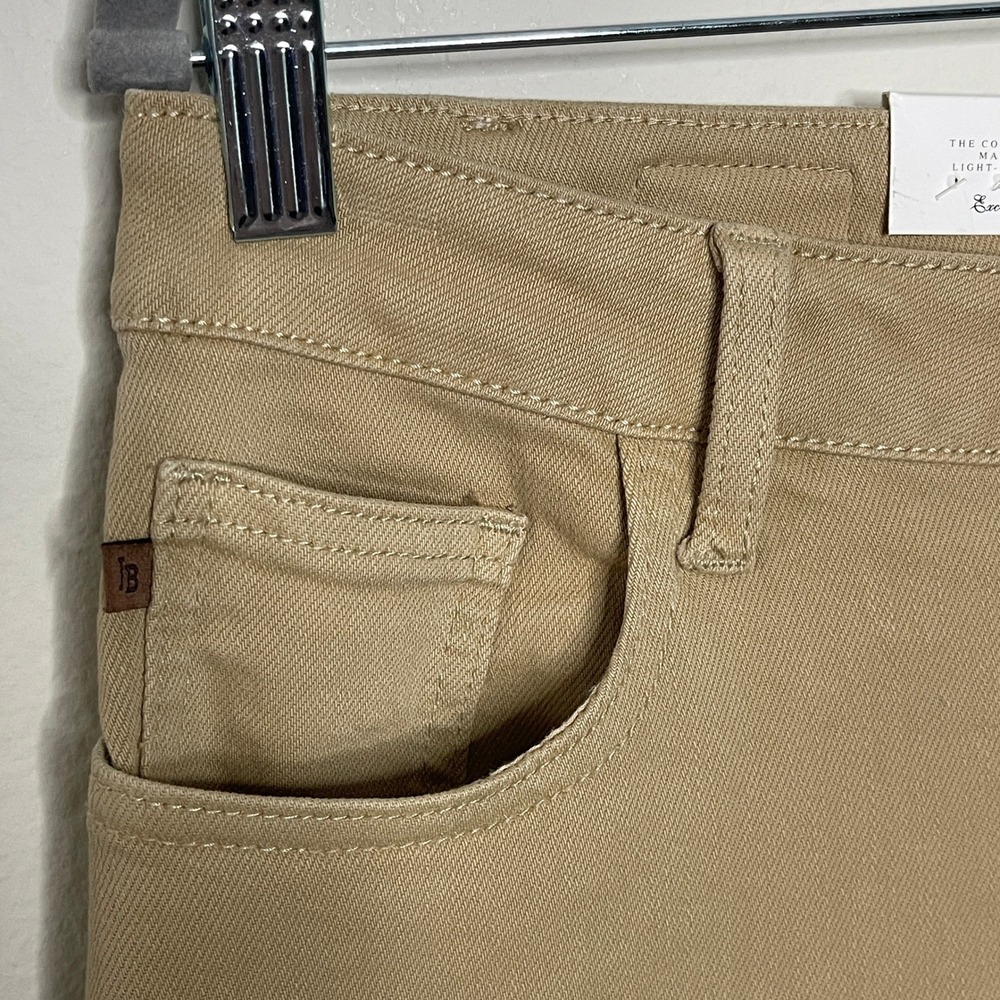Judy Blue Khaki Tan‎ Garment Dyed Mid Rise Cuffed Denim Shorts XL New - Picture 3 of 7
